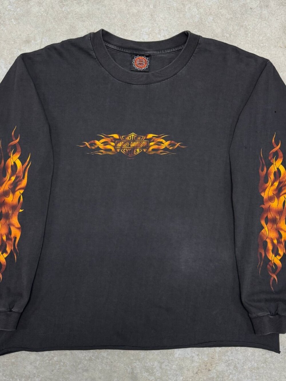1999 Harley Davidson Flame Longsleeve Australia